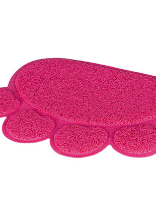 Trixie Vorleger für Katzentoiletten, Pfote pink