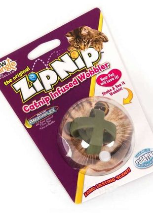 New Angle ZipNip Catnip Infused Wobbler