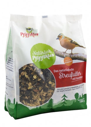 Natürlich Pfiffikus Streufutter mit Insekten 1kg