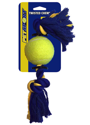 PETSPORT Medium-2-Knotenseil mit Ball