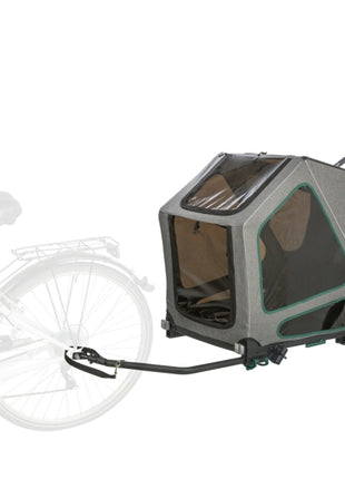 Trixie Fahrrad-Anhänger für große Hunde mit Federung