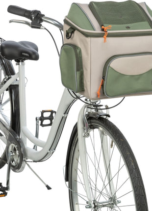 Trixie Front-Fahrradkorb - olivgrün/beige