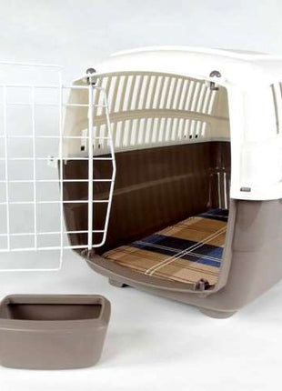 Transportbox Voyager Luxus mit Kissen + Napf