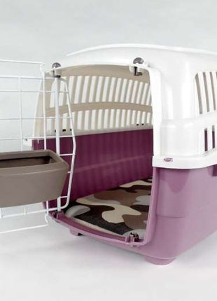 Transportbox Voyager Luxus mit Kissen + Napf