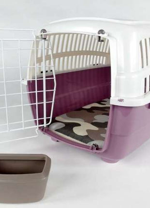 Transportbox Voyager Luxus mit Kissen + Napf