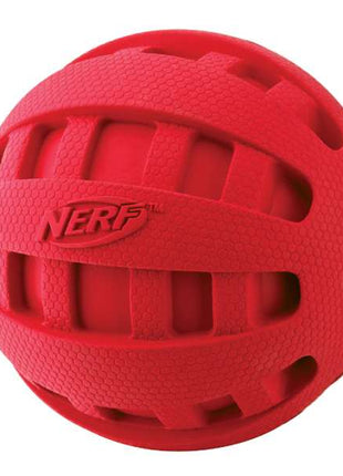 NERF DOG Squeak Checker Ball